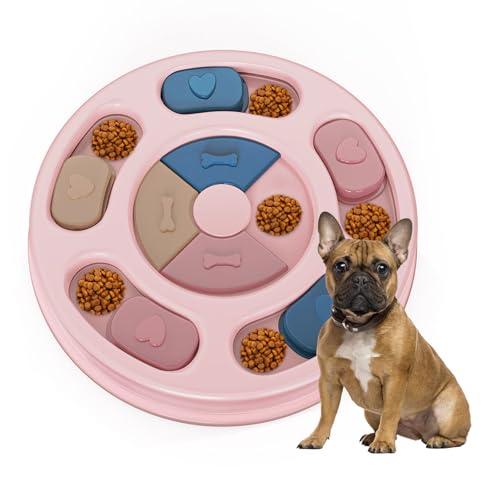 Japanese Dog Puzzles Slow Feeder, Interactive Food Puzzle Toys for...