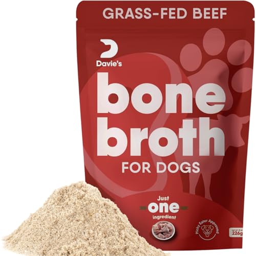 Davie's Bone Broth for Dogs - Joint Supplement for Dogs, Dog Food Topper...